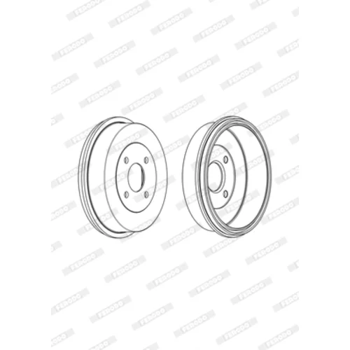 Brzdový bubon FDR329191 /FERODO/ - obr. 4