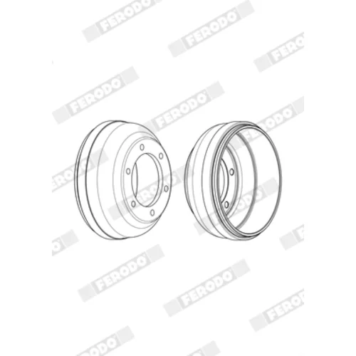 Brzdový bubon FDR329252 /FERODO/ - obr. 4