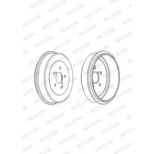 Brzdový bubon FDR329350 /FERODO/ - obr. 4