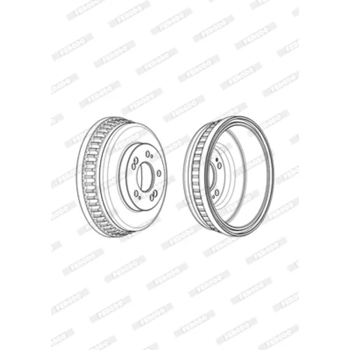Brzdový bubon FDR329351 /FERODO/ - obr. 4