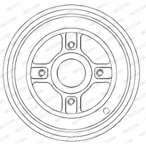 Brzdový bubon FDR329219 /FERODO/ - obr. 3