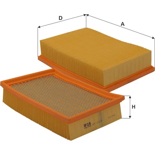 Vzduchový filter FIL FILTER HP 2034