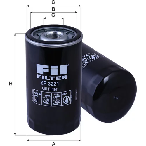 Olejový filter FIL FILTER ZP 3221