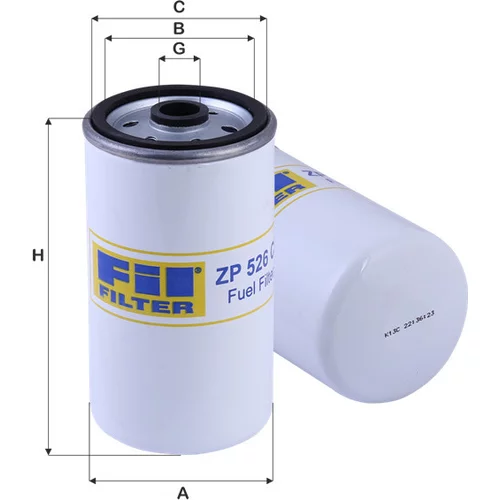 Palivový filter FIL FILTER ZP 526 CF