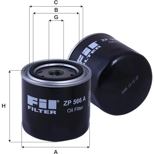 Olejový filter FIL FILTER ZP 566 A