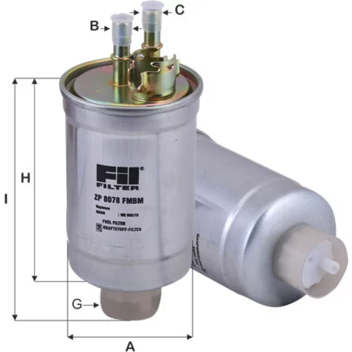 Palivový filter FIL FILTER ZP 8078 FMBM