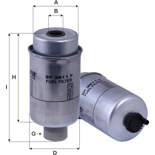 Palivový filter FIL FILTER ZP 3811 F