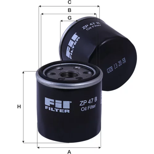 Olejový filter FIL FILTER ZP 47 B