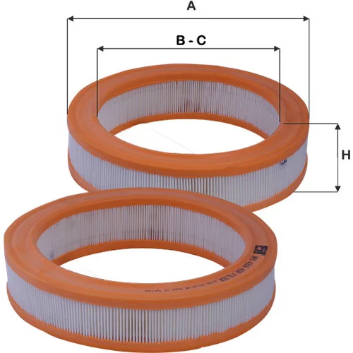 Vzduchový filter FIL FILTER HPU 4316
