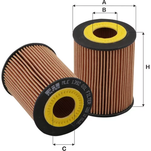 Olejový filter FIL FILTER MLE 1392