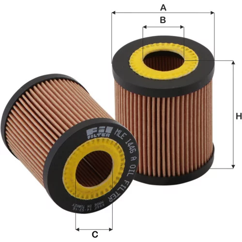 Olejový filter FIL FILTER MLE 1446 A