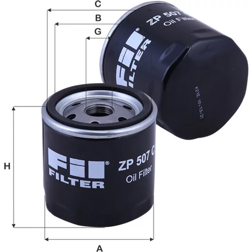 Olejový filter FIL FILTER ZP 507 C