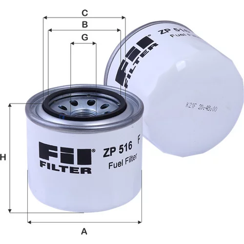 Palivový filter FIL FILTER ZP 516 F