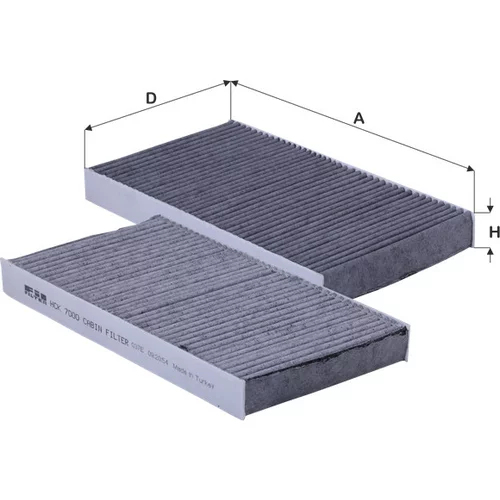 Filter vnútorného priestoru FIL FILTER HCK 7000