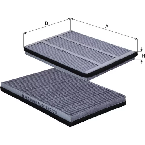 Filter vnútorného priestoru FIL FILTER HCK 7063