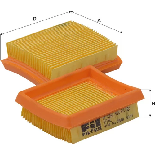 Vzduchový filter FIL FILTER HP 2267