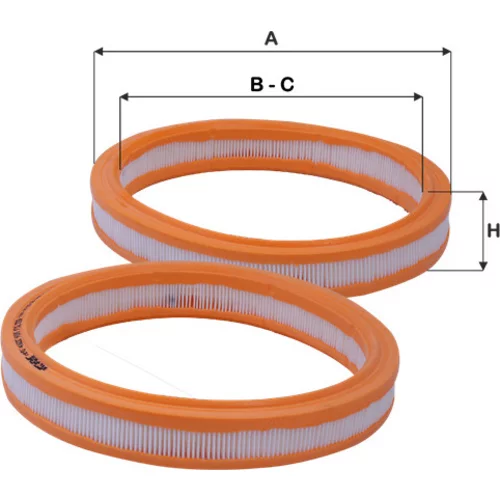 Vzduchový filter FIL FILTER HPU 4322