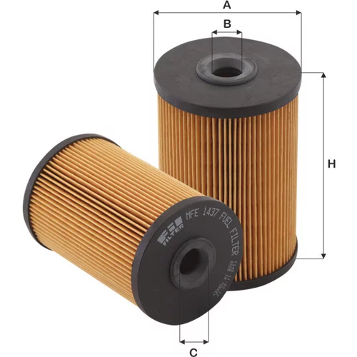 Palivový filter FIL FILTER MFE 1417 MB