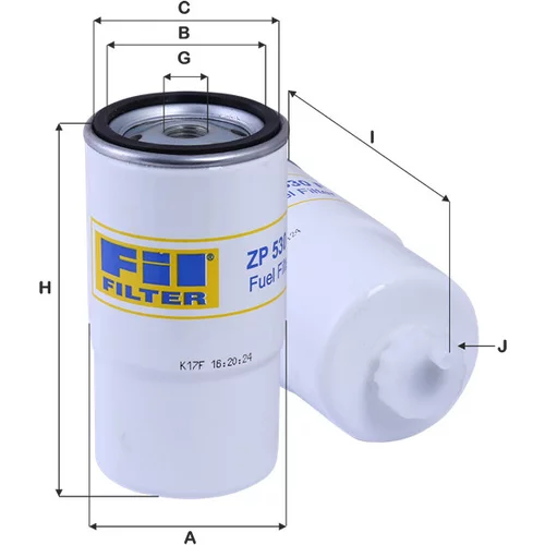 Palivový filter FIL FILTER ZP 530 F