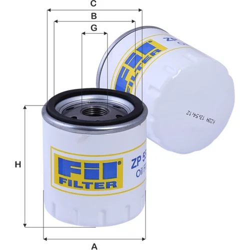 Olejový filter FIL FILTER ZP 553 B