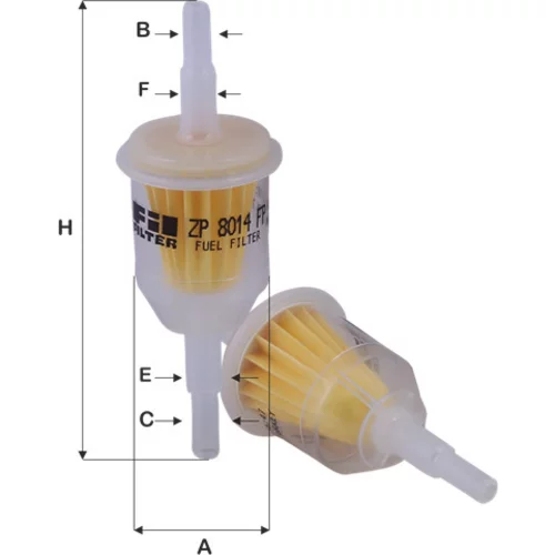 Palivový filter FIL FILTER ZP 8014 FP