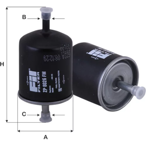 Palivový filter FIL FILTER ZP 8026 FM