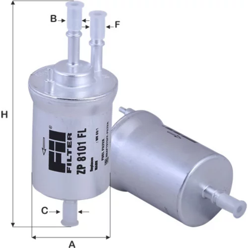 Palivový filter FIL FILTER ZP 8101 FL