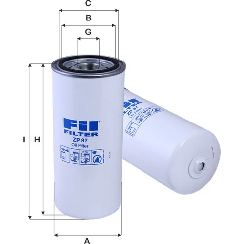 Olejový filter FIL FILTER ZP 87
