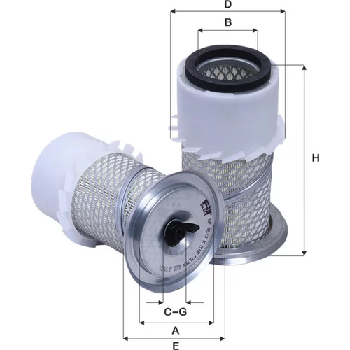 Vzduchový filter FIL FILTER HP 4633 K