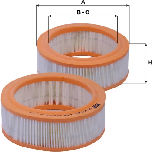Vzduchový filter FIL FILTER HPU 4118
