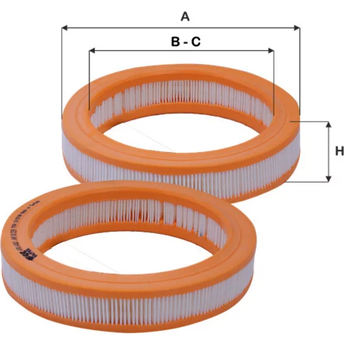 Vzduchový filter FIL FILTER HPU 4362