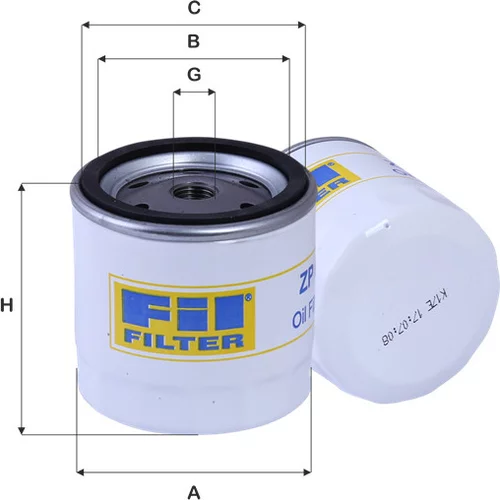 Olejový filter FIL FILTER ZP 07