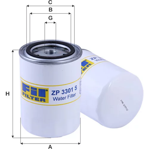 Filter chladiva FIL FILTER ZP 3301 S