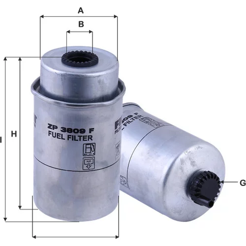 Palivový filter FIL FILTER ZP 3809 F