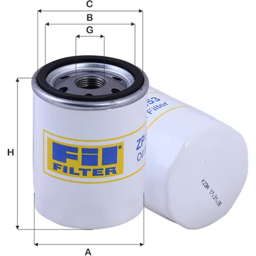 Olejový filter FIL FILTER ZP 553
