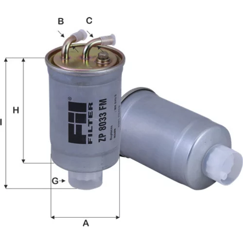 Palivový filter FIL FILTER ZP 8033 FM
