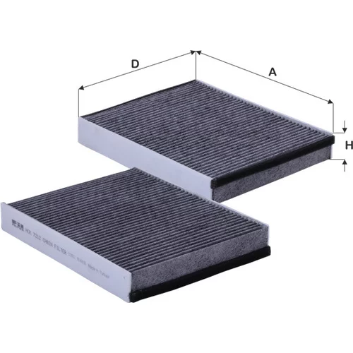 Filter vnútorného priestoru FIL FILTER HCK 7212