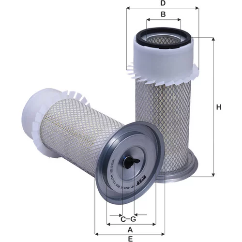 Vzduchový filter FIL FILTER HP 4625 K