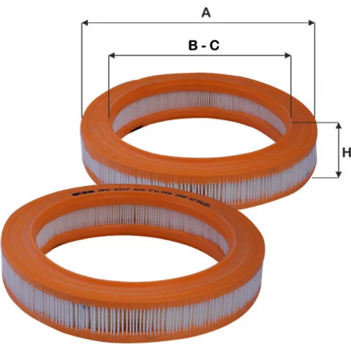 Vzduchový filter FIL FILTER HPU 4312