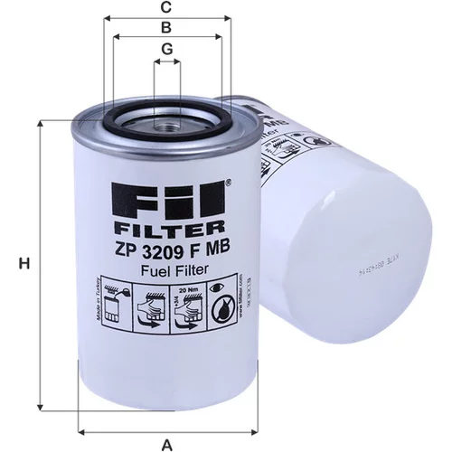 Palivový filter FIL FILTER ZP 3209 FMB