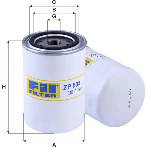 Olejový filter FIL FILTER ZP 503