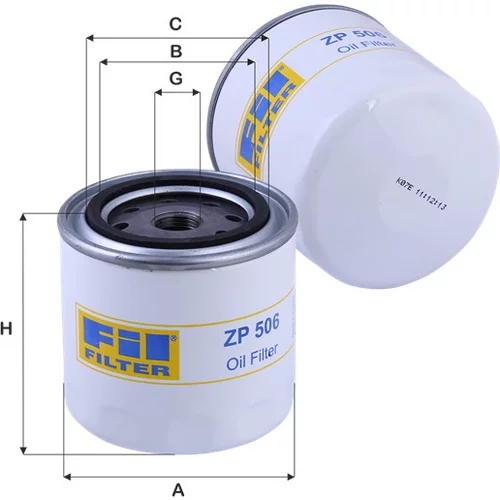 Olejový filter FIL FILTER ZP 506