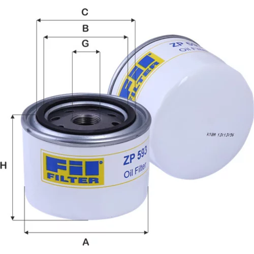 Olejový filter FIL FILTER ZP 593