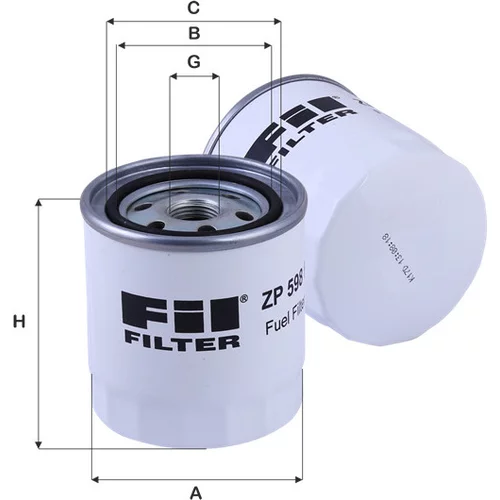 Palivový filter FIL FILTER ZP 598 F