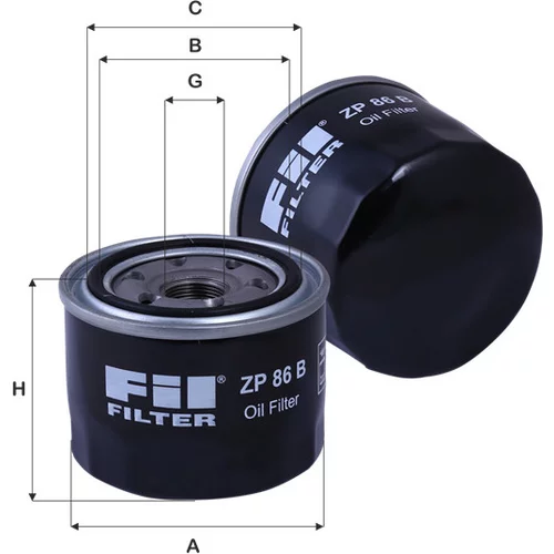 Olejový filter FIL FILTER ZP 86 B