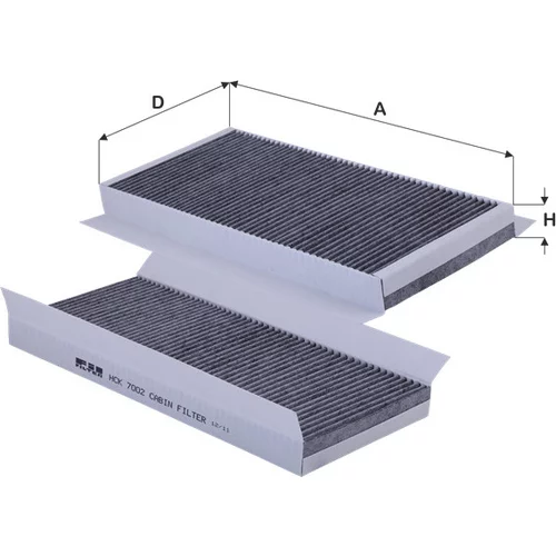 Filter vnútorného priestoru FIL FILTER HCK 7002