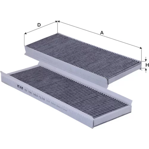 Filter vnútorného priestoru FIL FILTER HCK 7041