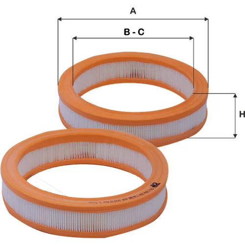 Vzduchový filter FIL FILTER HPU 938