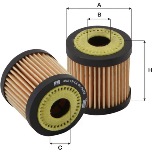 Olejový filter FIL FILTER MLE 1374 A