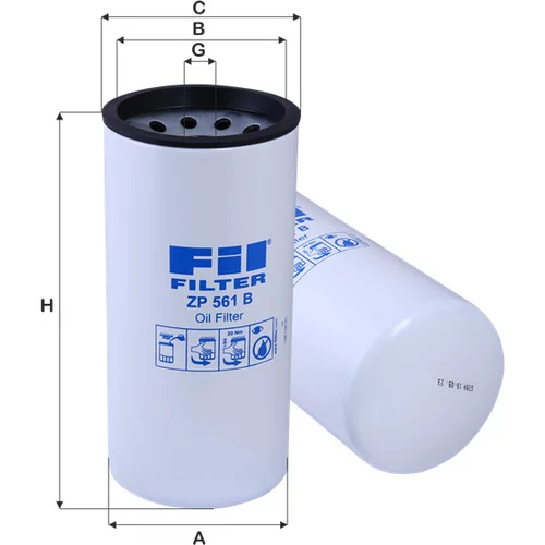 Olejový filter FIL FILTER ZP 561 B